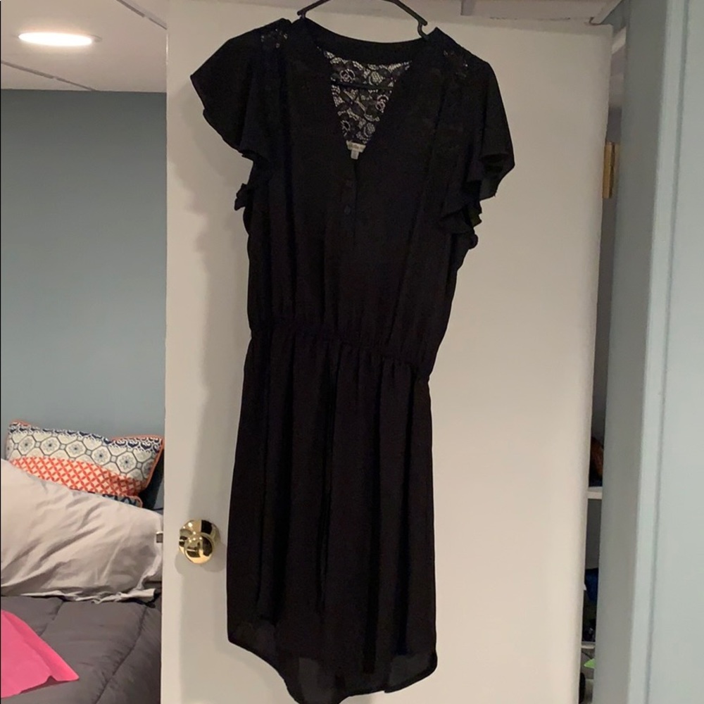 Black casual dress